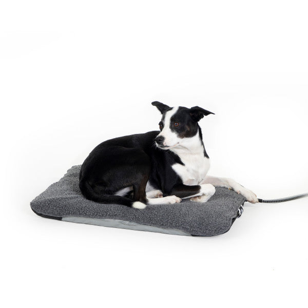 KandH Pet Products Lectro-Soft Outdoor Heated Pet Bed Medium Gray 19