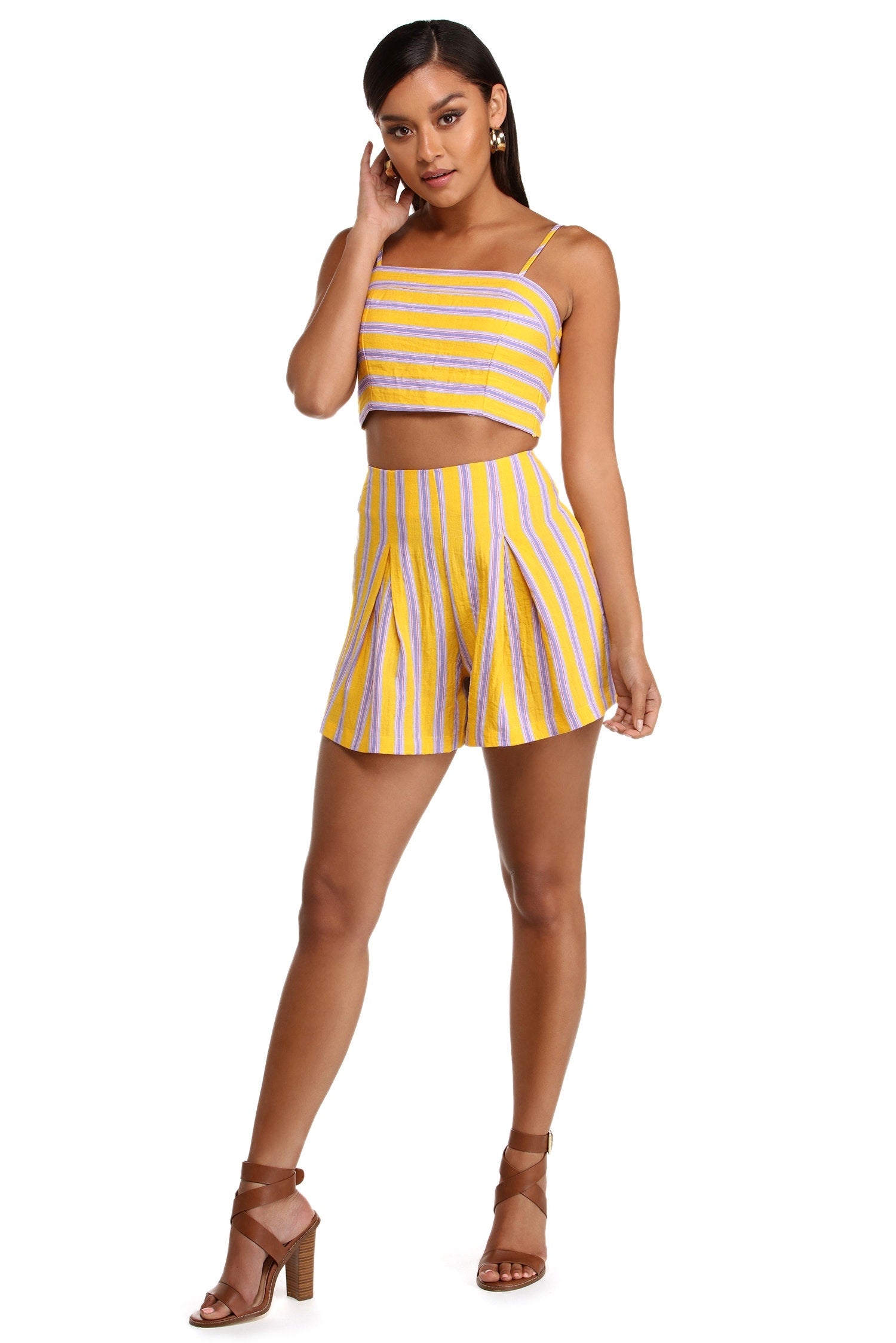 Just My Kind Of Stripe Top