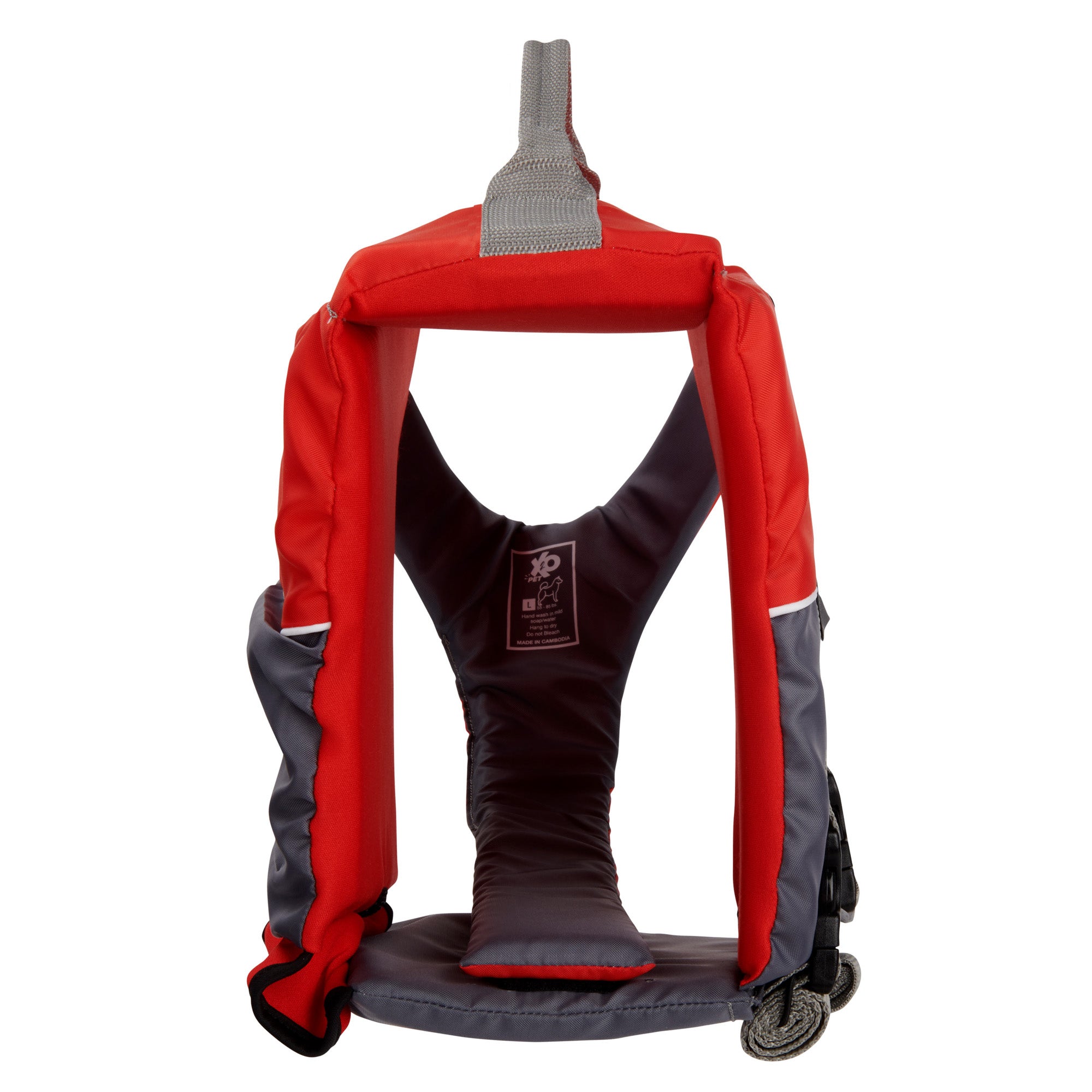 X2O CFD Red Dog Life Vest， Large (Pet Life Vest， Life Jacket， LG)