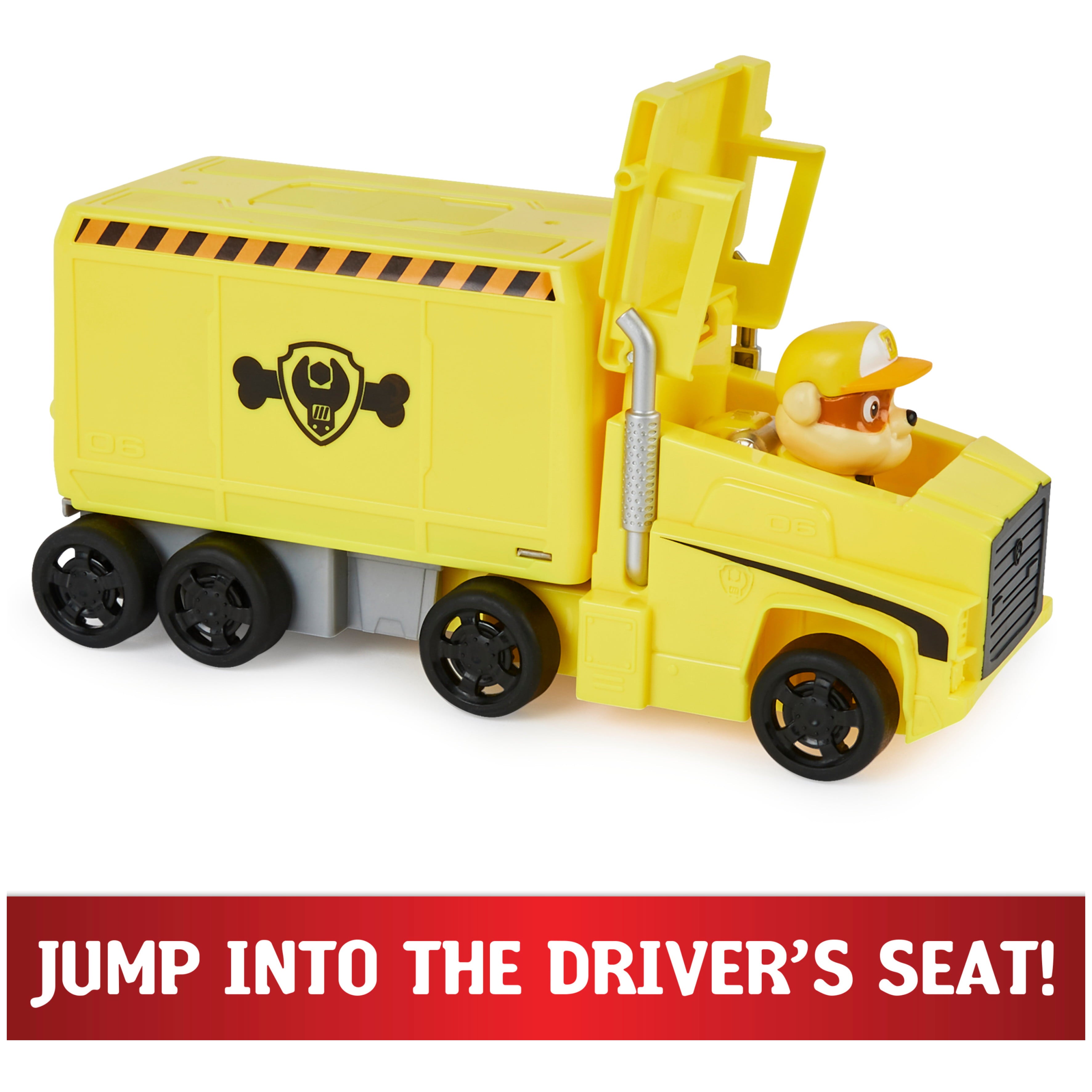 PAW Patrol， Big Truck Pup’s Rubble Transforming Vehicle and Figure