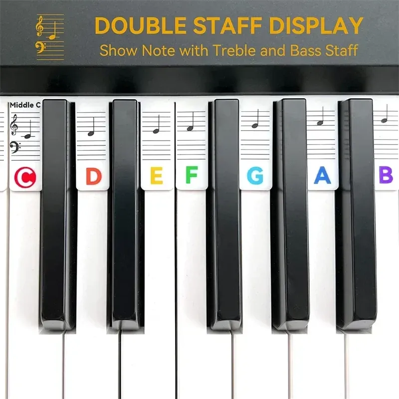 🎁  47% OFF🔥🔥--🎄Removable Piano Keyboard Note Labels