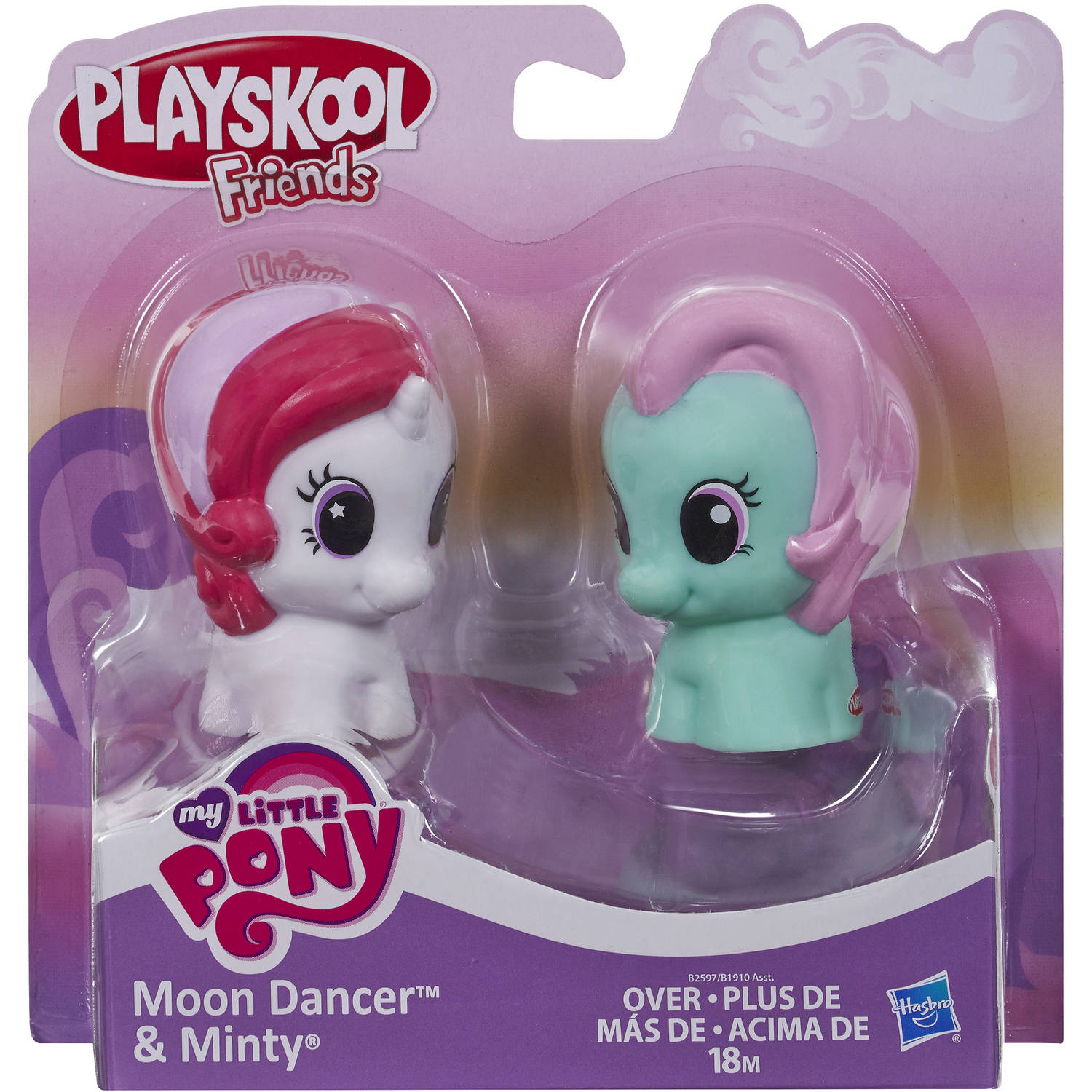 Playskool Friends My Little Pony Figure Two-Pack with Moon Dancer and Minty