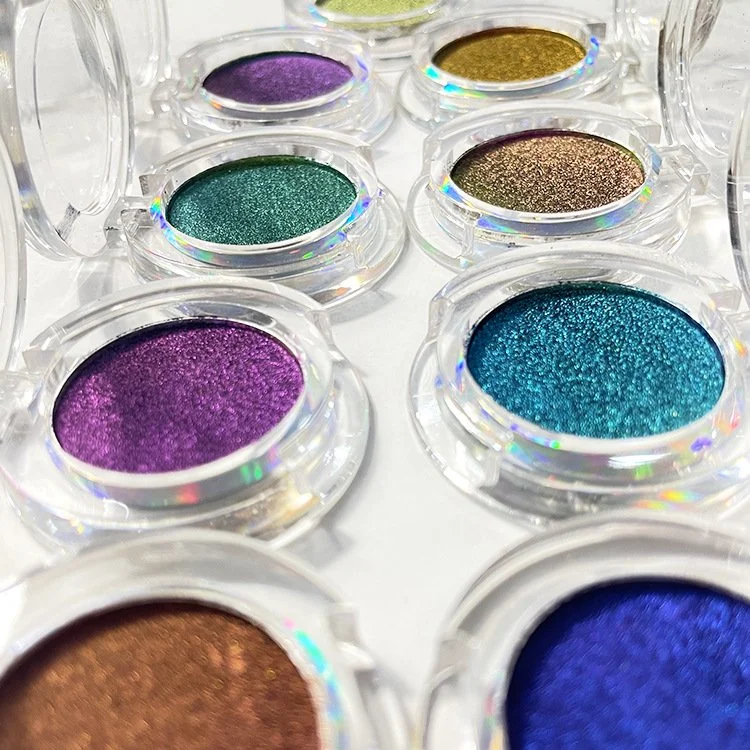 9Colors High Pigment Pressed MultiChrome Chameleon Single Eyeshadow