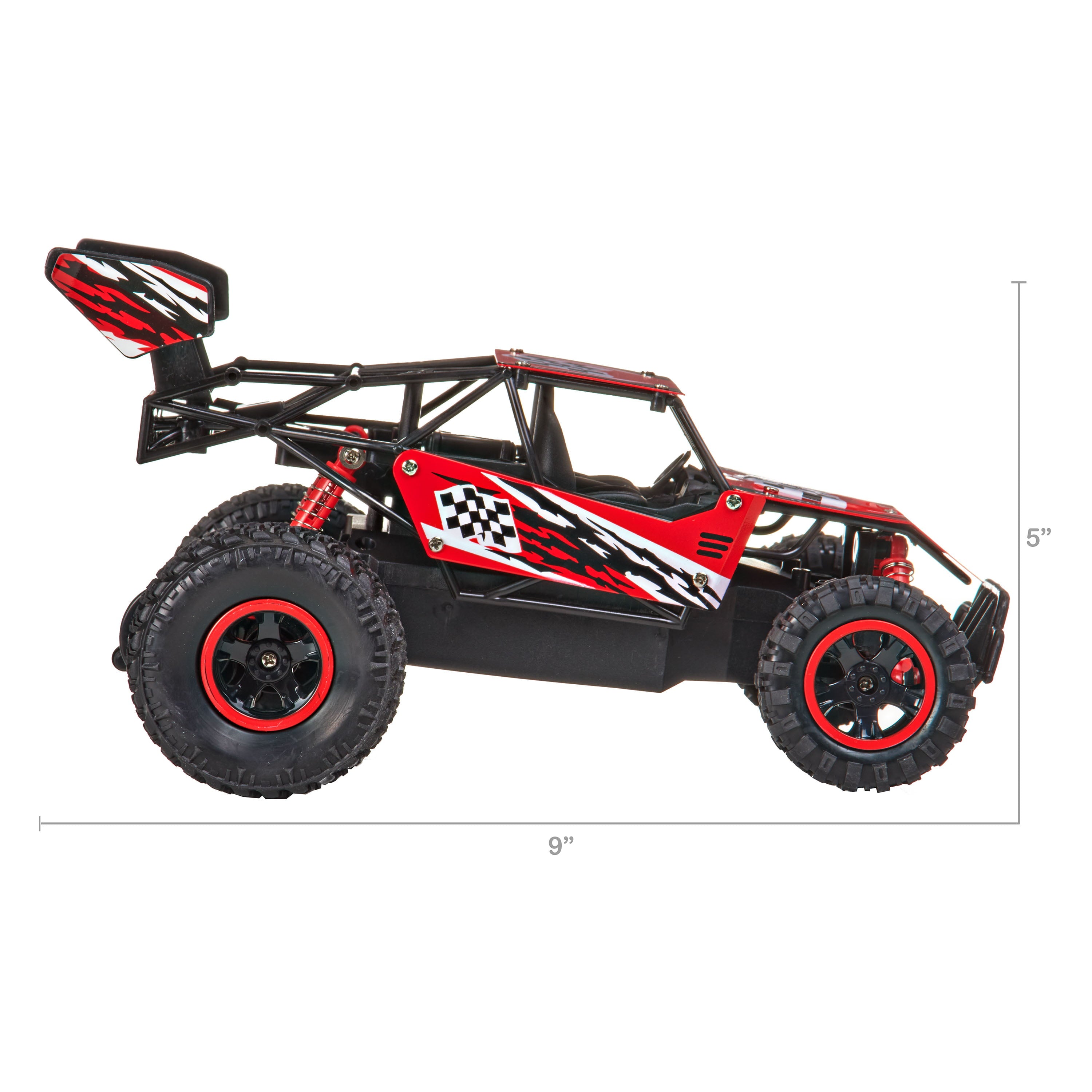 Adventure Force Metal Racer Radio Controlled Vehicle， Red