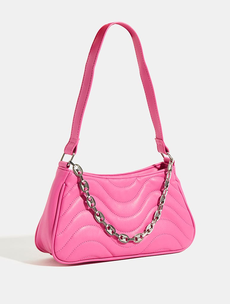 Vanilla Knot Pink Chain Shoulder Bag