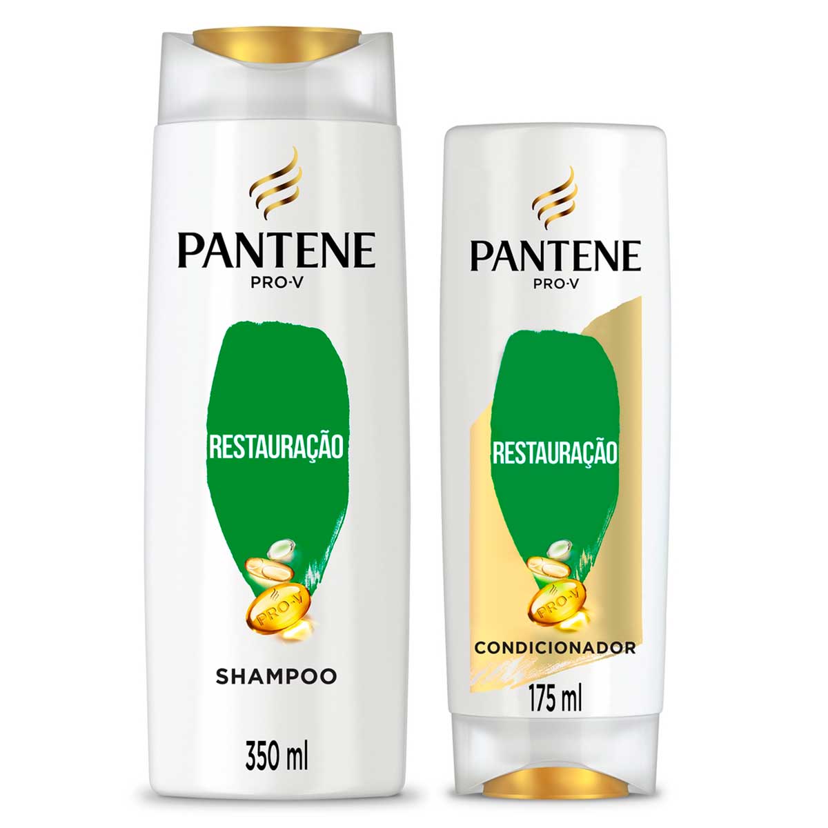 Kit Shampoo 350ml + Condicionador 175ml Pantene Pro-V Restauracao