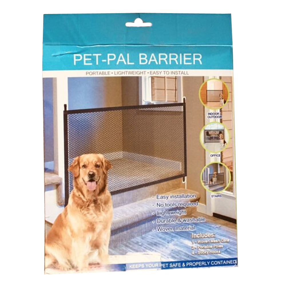 Grand Innovations Pet Grand Innovations Pet-Pal Barrier - Black Black Size: 43.3 x 27.56 Inch
