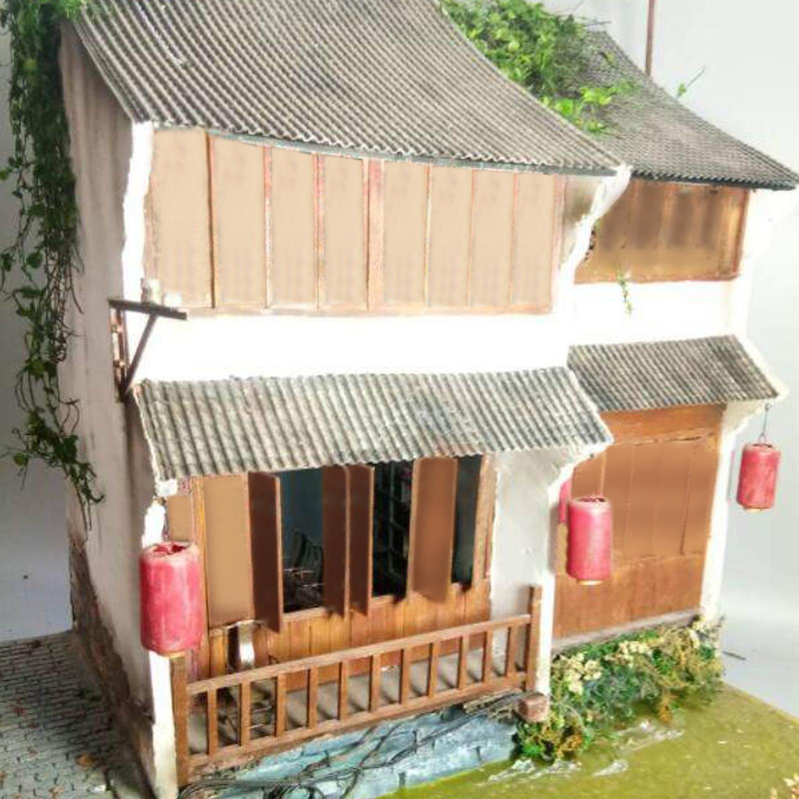 Plant Simulation Model Scene Dollhouse DIY Modification Railway Decoration