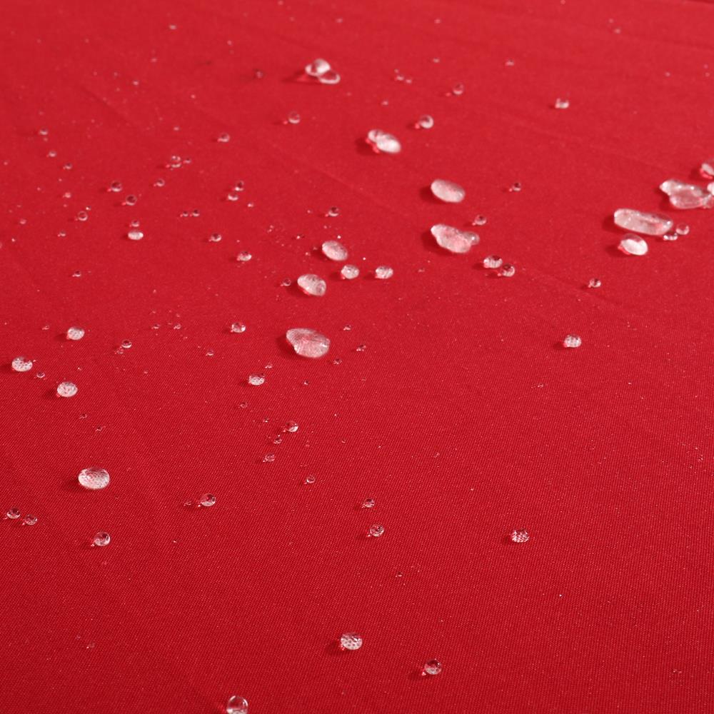 Winado 10ft Square Patio Outdoor Umbrella Market Umbrella with Crank Red