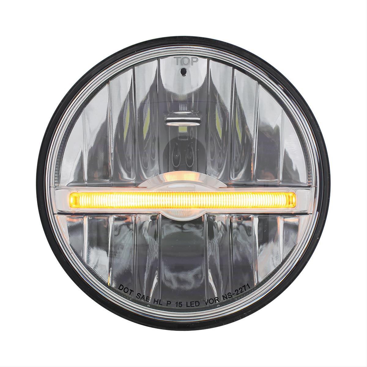United Pacific 31259 United Pacific Crystal Headlights with LED Position Lights