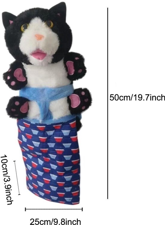 Interactive Cat Play Glove | Scratch-Resistant Toy with Realistic Design & Movable Paws