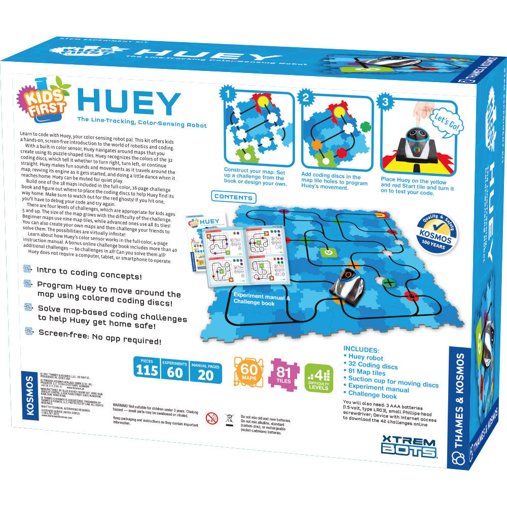 Huey: The Line-Tracking， Color-Sensing Robot (Not for Sale in Canada) (Other)