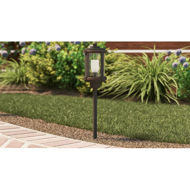 Kichler 180-Lumen 2-Watt Olde Bronze Low Voltage Hardwired LED Outdoor Path Light (3000 K)