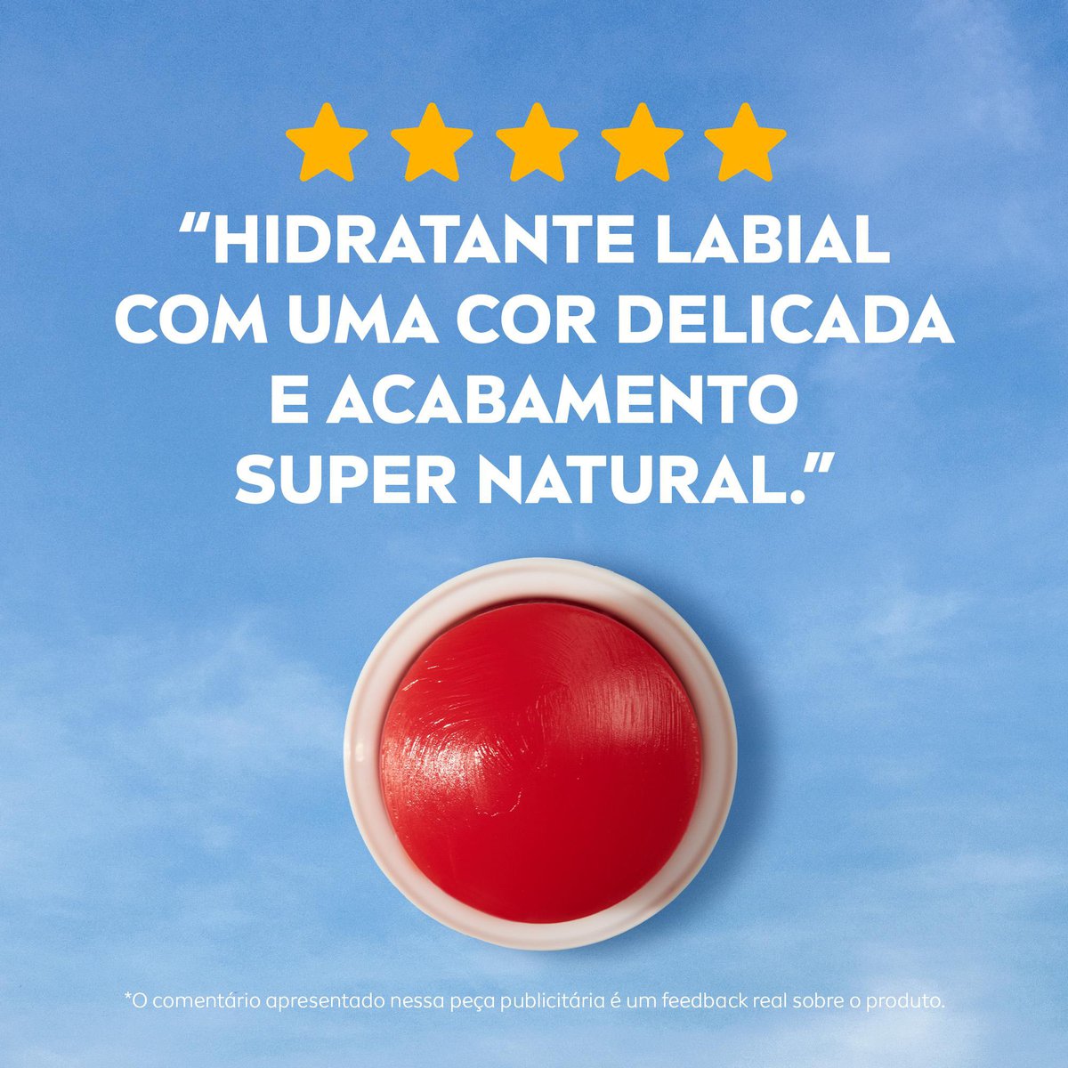 Hidratante Labial Morango Shine NIVEA 4,8 g