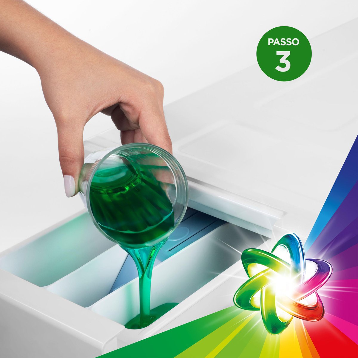 Refil Sabao Liquido Ariel Cores Radiantes 1,5L