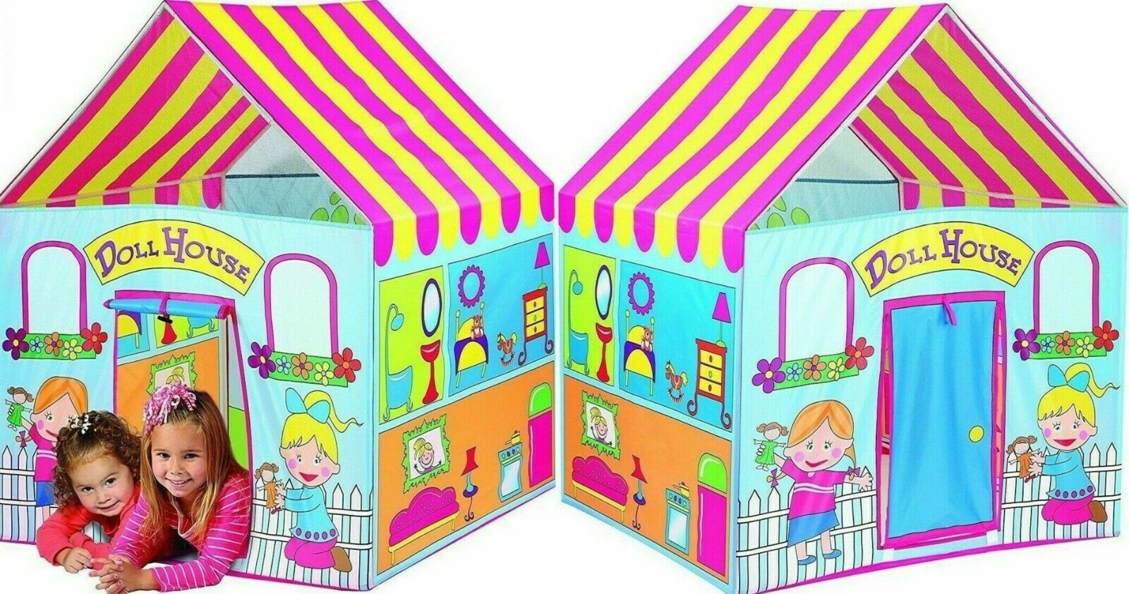 Play House Pop Up Play Tent-Tent for Girl Castle for Indoor/Outdoor Foldable with Carry Case