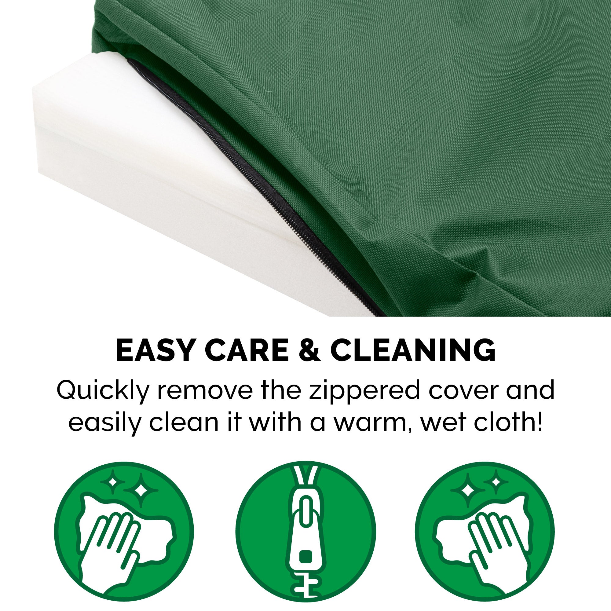 FurHaven | Deluxe Convolute Orthopedic Oxford Indoor/Outdoor Water-Resistant Pet Bed for Dogs and Cats， Forest， Jumbo Plus