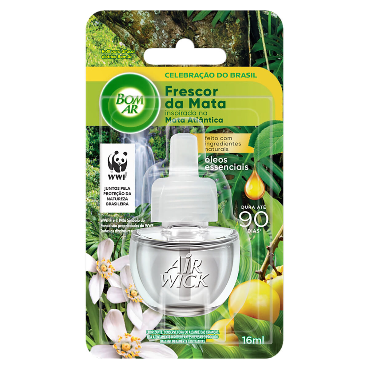 Difusor Eletrico Bom Ar Frescor da Mata Refil 16ml