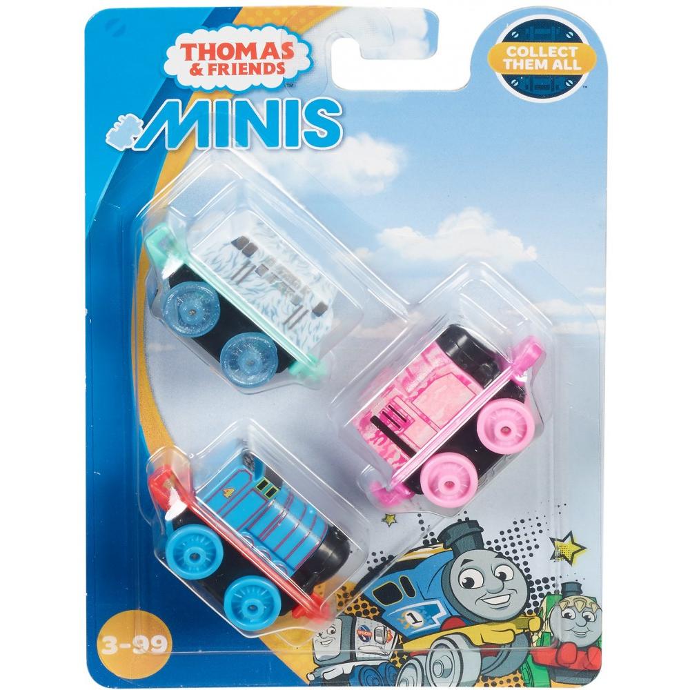 Thomas and Friends MINIS Train Themed Characters， 3 Pack Train Play Vehicles
