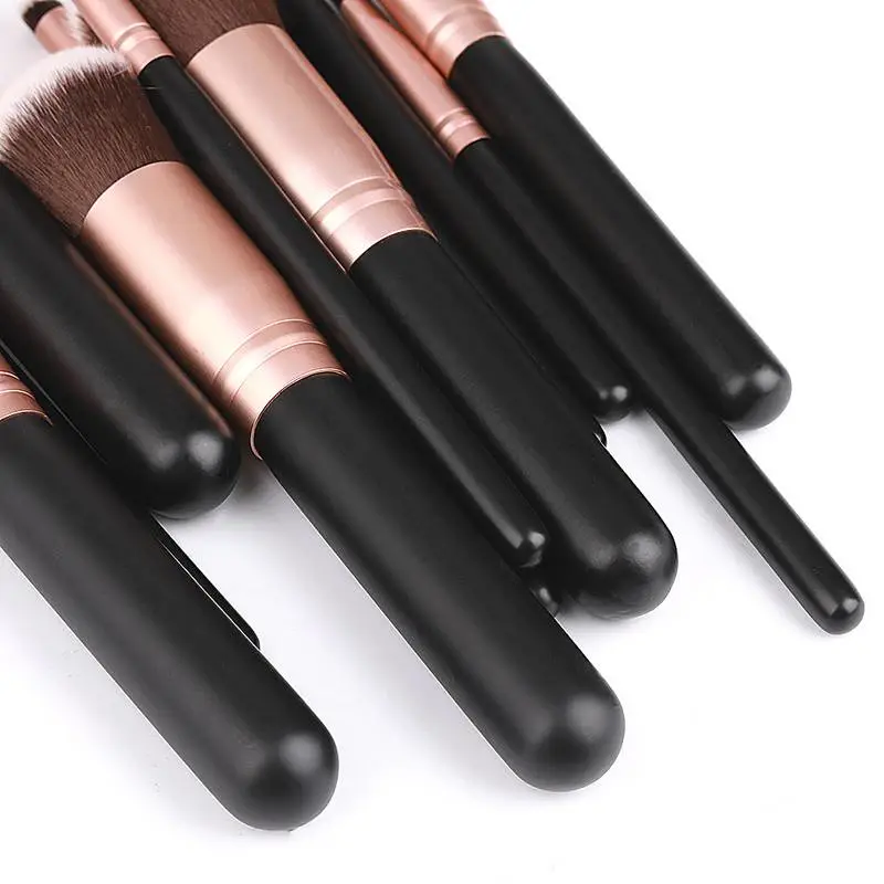 12 pcs Foundation Face Powder Concealers Blush Eyeshadow Makeup Brush Set