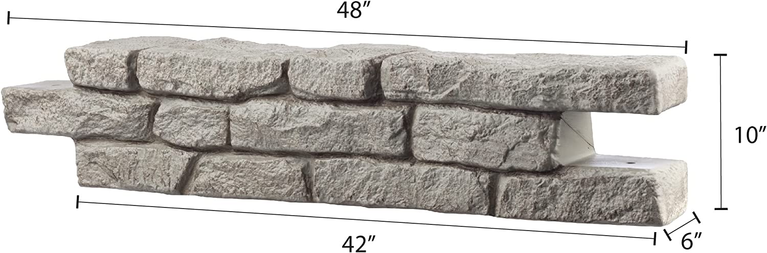 RTS Companies US Inc 5506-000600-00-81 Rock Lock Residential Pack - 4 straights with 4 spikes 18''