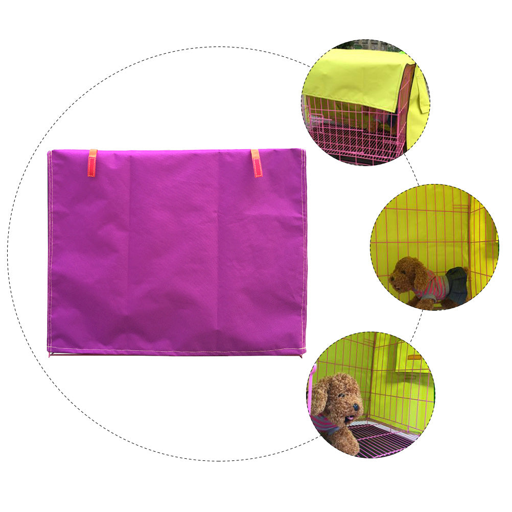 Frcolor Cover Crate Dog Kennel Pet Cage Cloth Small Tent Winter Protector Fabric Wire Shield Shade Houses Light Protection Proof