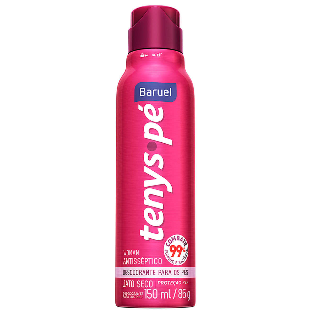 Talco para os Pes Baruel Jato Seco Woman 86g