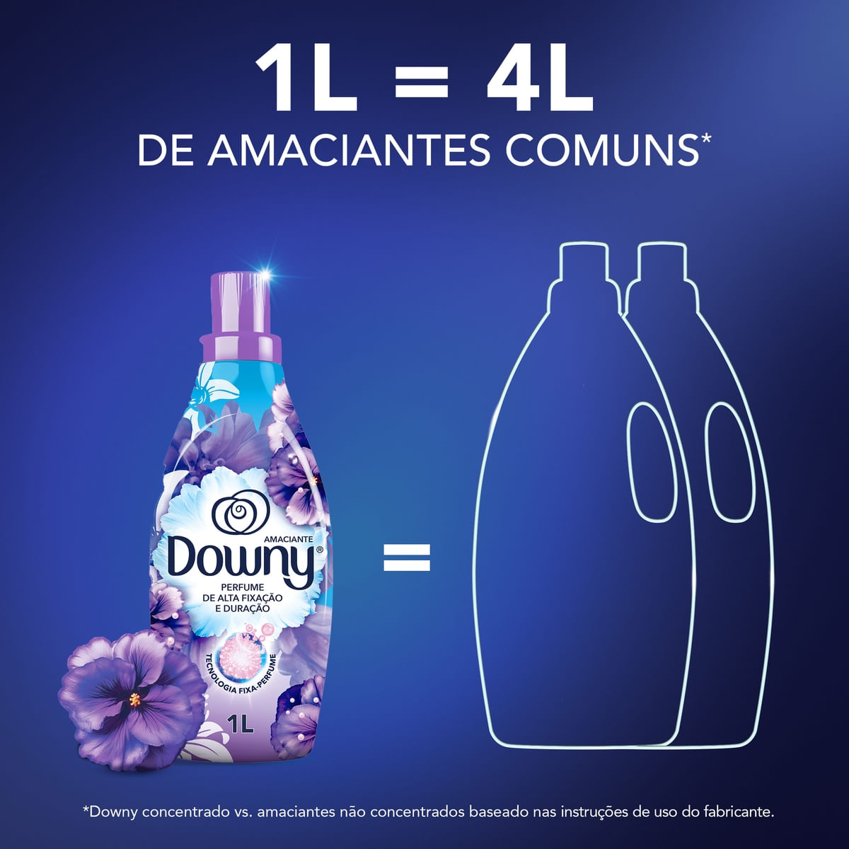 Amaciante Downy Concentrado Lirios do Campo 1 L