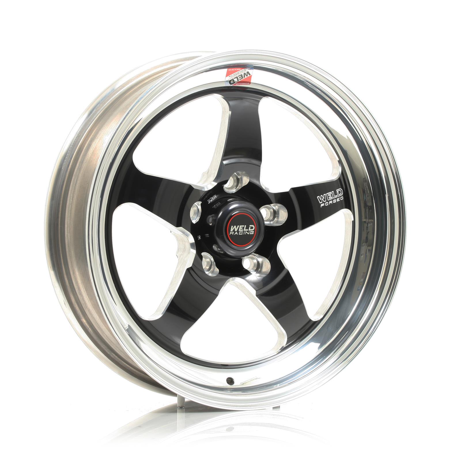 Weld Racing 71MB7045B22A Weld Racing RT-S S71 Forged Aluminum Black Anodized Wheels