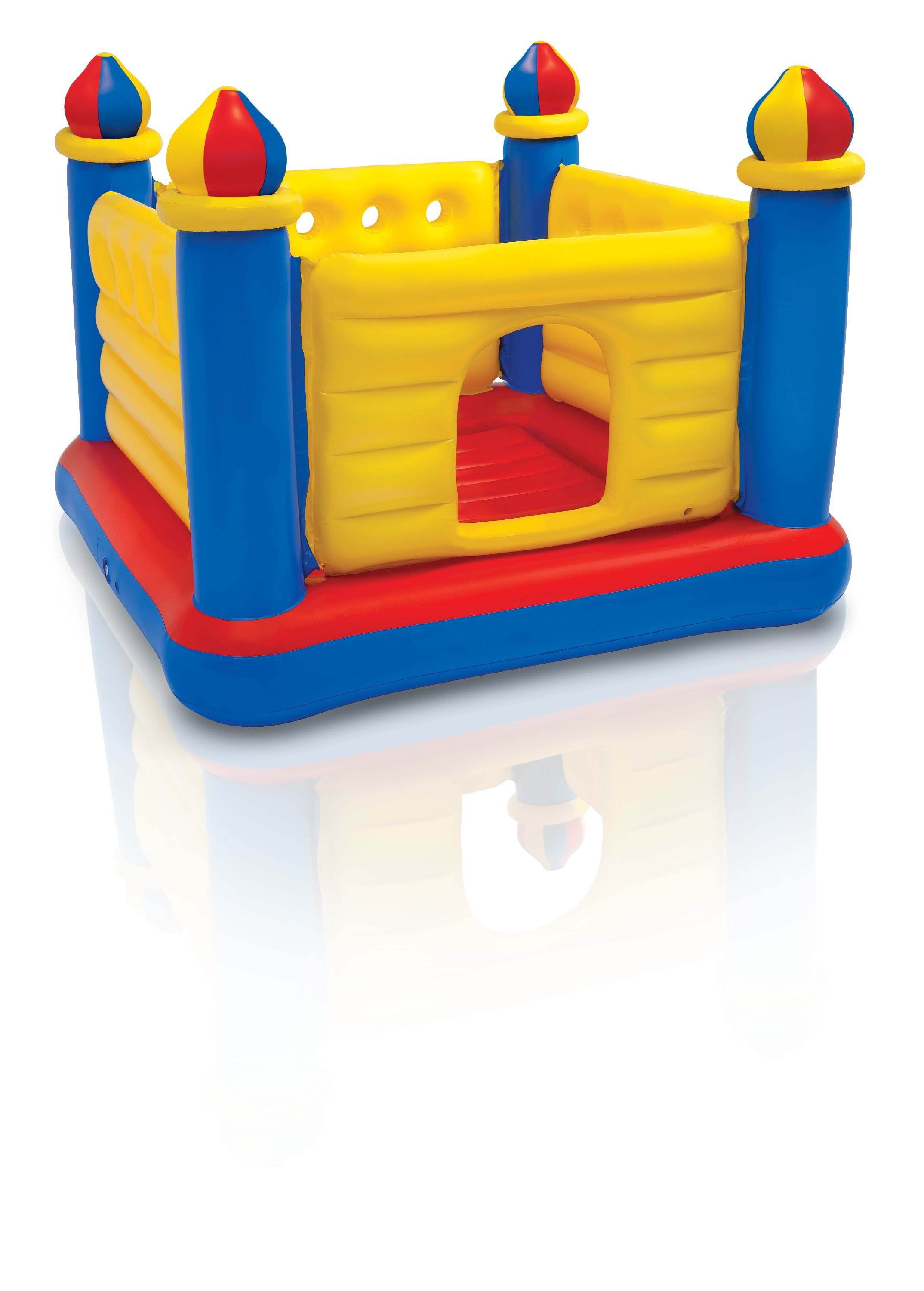 Intex Inflatable Colorful Jump-O-Lene Kids Castle Bouncer for Ages 3-6 | 48259EP
