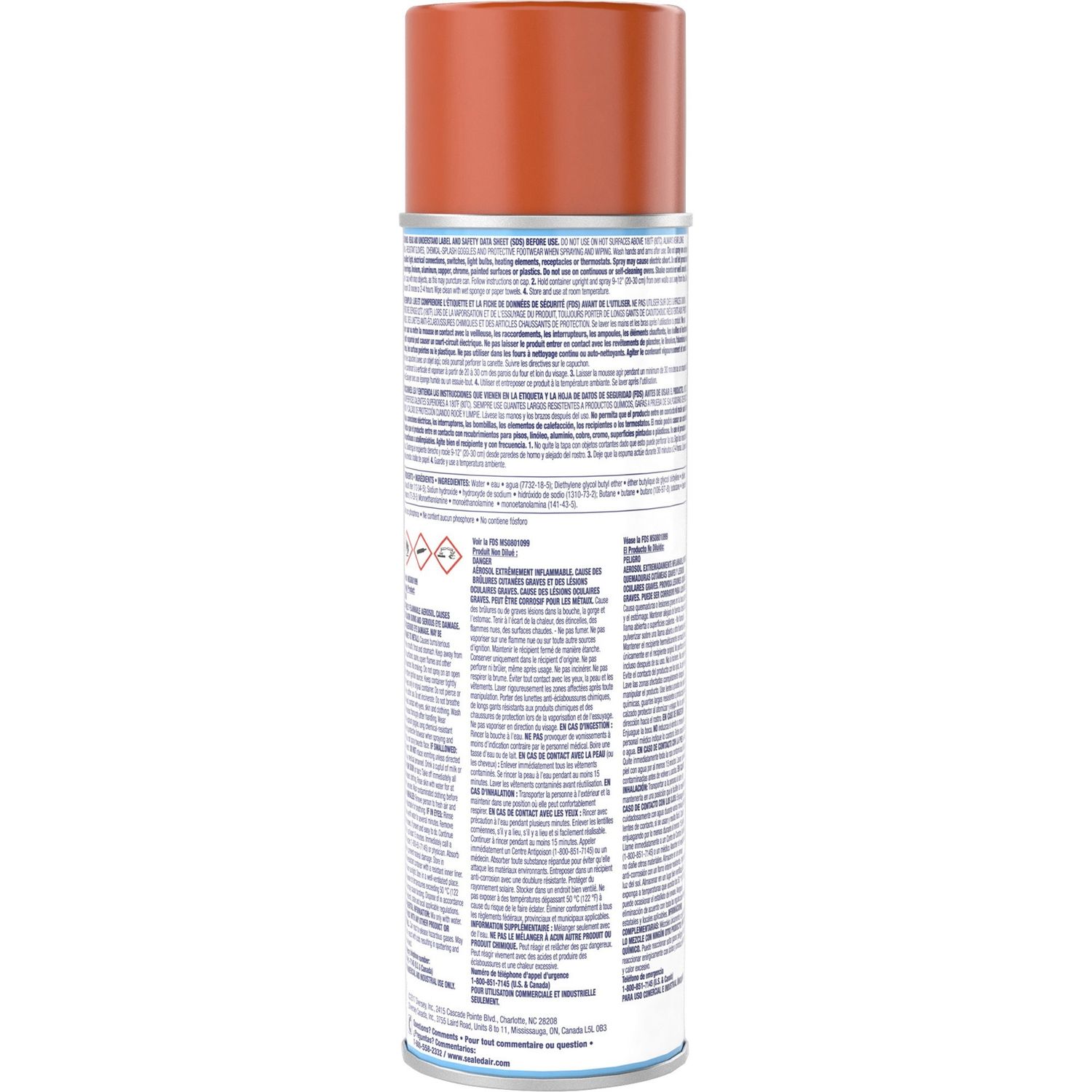 Professional Oven and Grill Cleaner by Diversey， Inc DVOCBD991206CT