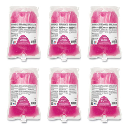 Betco Pink Lotion Skin Cleanser | Clean Bouquet， 1，000 mL Refill Bag， 6