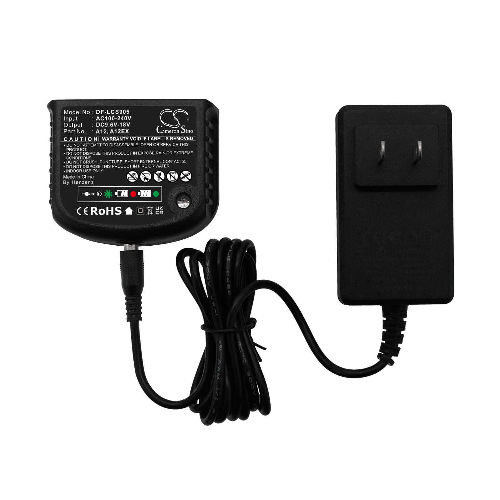 Black amp Decker BD12PSK BD18PSK BDBN1202 BDG1200K BDG14SF2 BDGL12K BDGL1440 BDGL14K2 BDGL1800 BDGL18K2 BDID1202 BPT318 B Replacement Battery Charger BatteryClerkcom Battery Charger