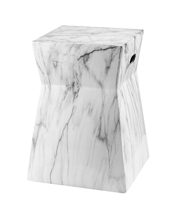 Safavieh Artesia Marble Garden Stool