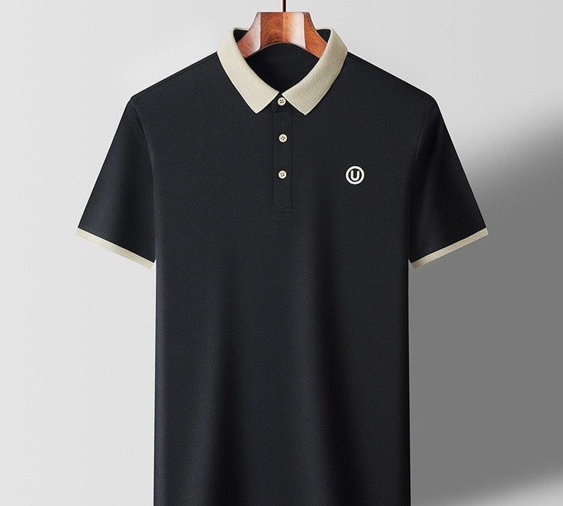 Camiseta Polo em Seda Gelo - Huracán / Descubra a Exclusiva Camiseta Polo em Seda Gelo que une  Elegância e Conforto em Uma Só Peça!
