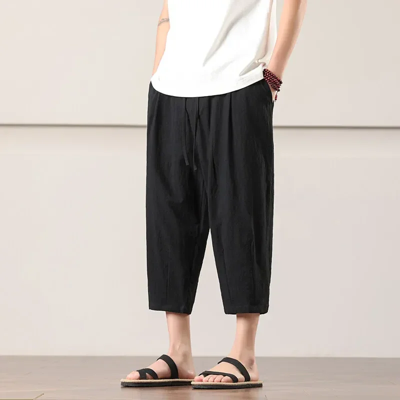 Calça Torino™ em Linho de Algodão Leve / O Toque Sofisticado da Moda Europeia que Inspira o Verão Brasileiro!