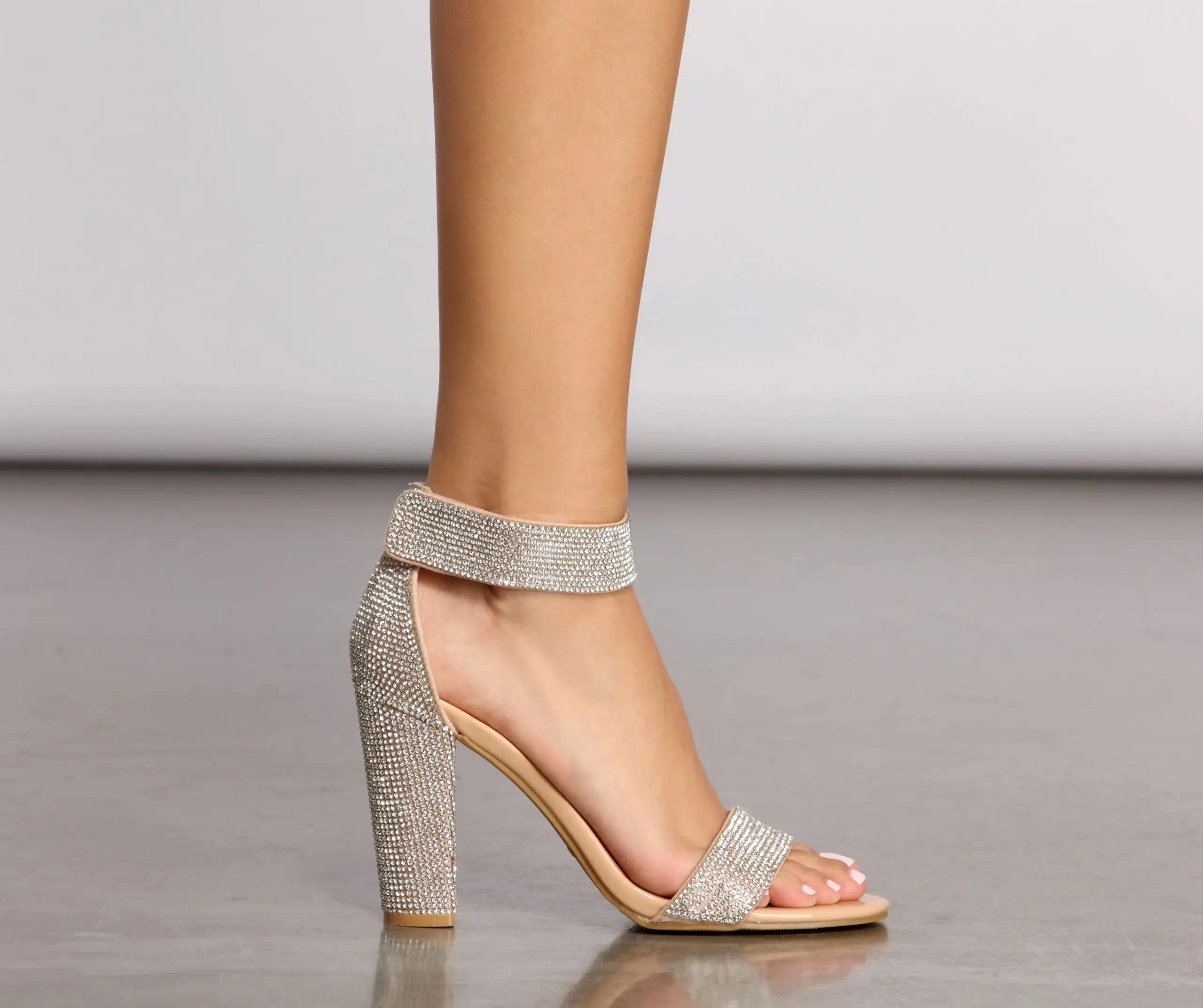 Bling Queen Rhinestone Heels