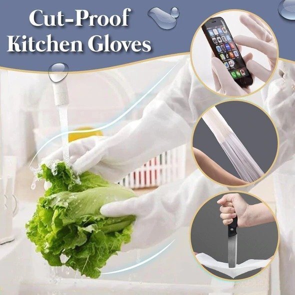 [2022 Best Kitchen Helper]Durable Kitchen Gloves -👩👩(BUY 3 GET 1 FREE!)