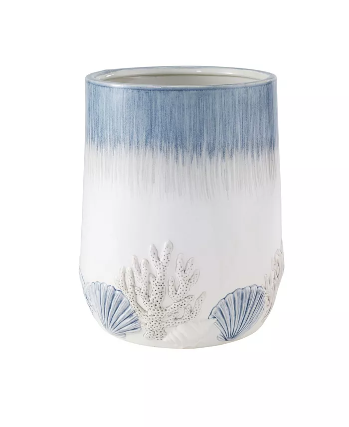 Avanti Abstract Coastal Wastebasket