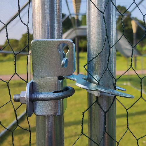 Large Metal Chicken Coop Walk-in Poultry Cage Hen Run House Rabbits Habitat Cage Spire Shaped Coop with Waterproof and Anti-Ultraviolet Cover (9.8' L x 6.6' W x 6.4' H)