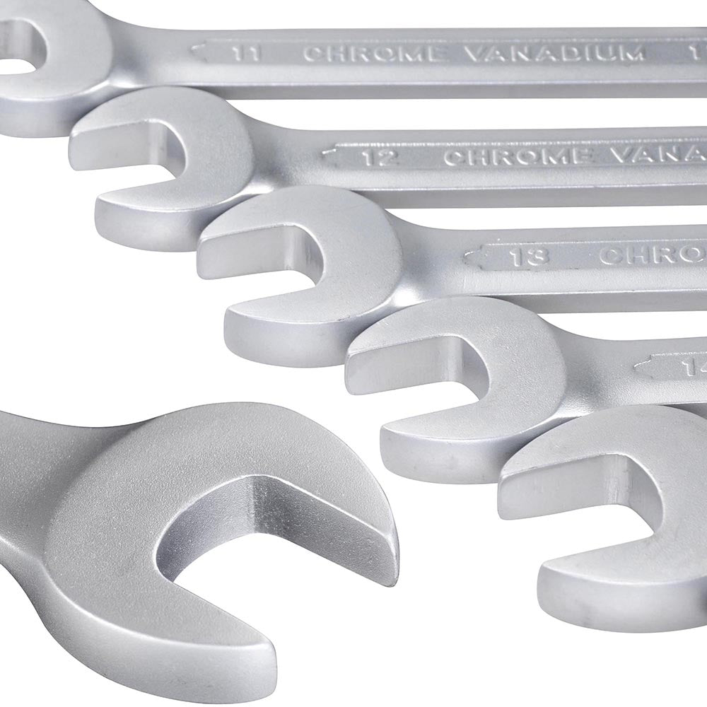 Yescom 12pcs Double Open Box Ended Ratcheting Wrench Spanner Kit