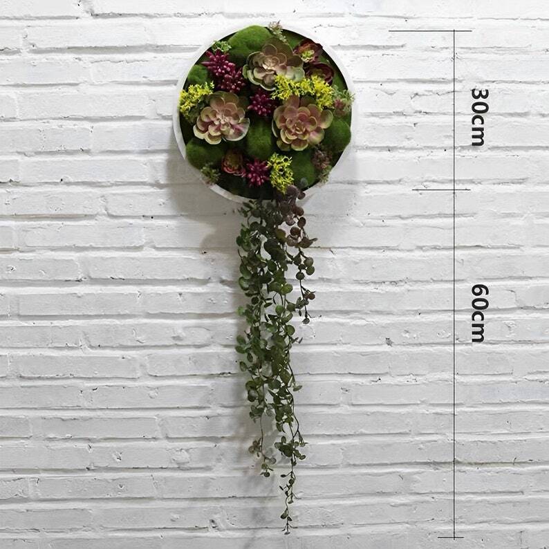 Artificial Plant Succulent Wall Art | Plant Wall | Wall Decoration | H