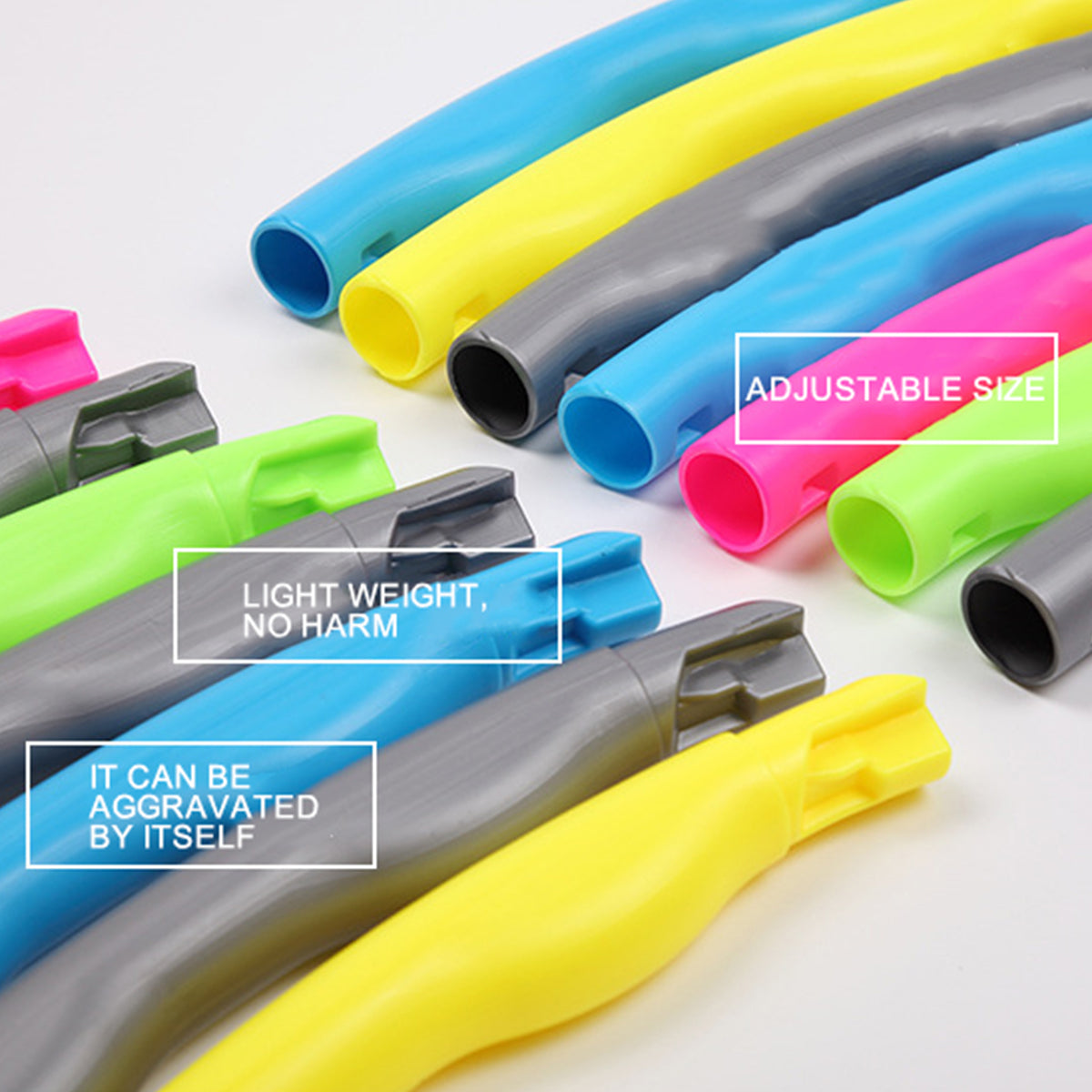 COUTEXYI Sports Hoop Adjust 8 Removable Parts Gymnastics Ring Fitness Tool