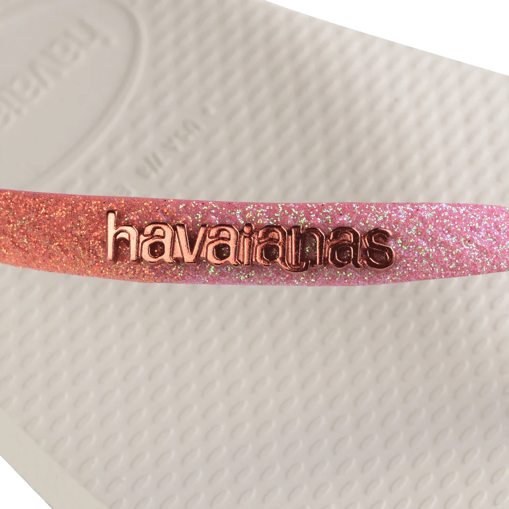 Chinelo Havaianas Slim Square Glitter Mix