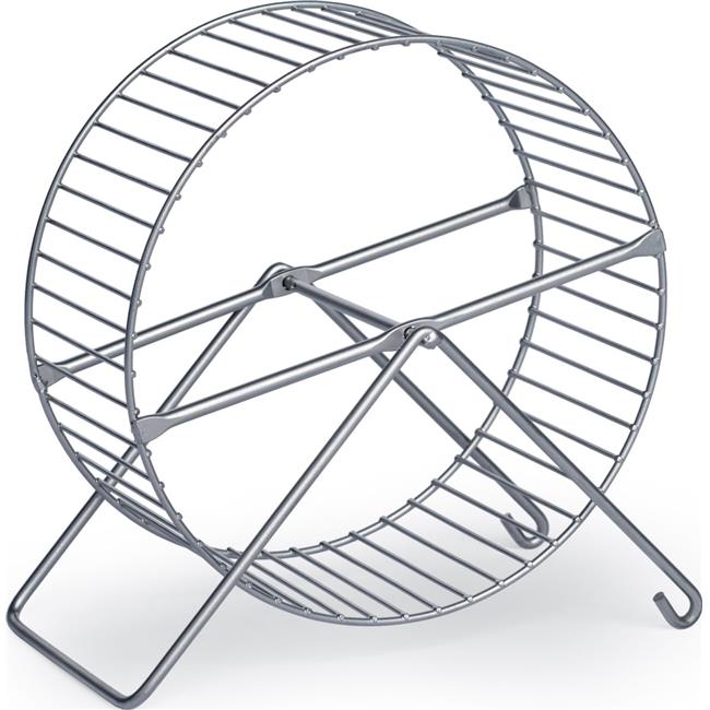 TopDawg 17992 7 in. Small Animal Exercise Wheeland#44; Silver