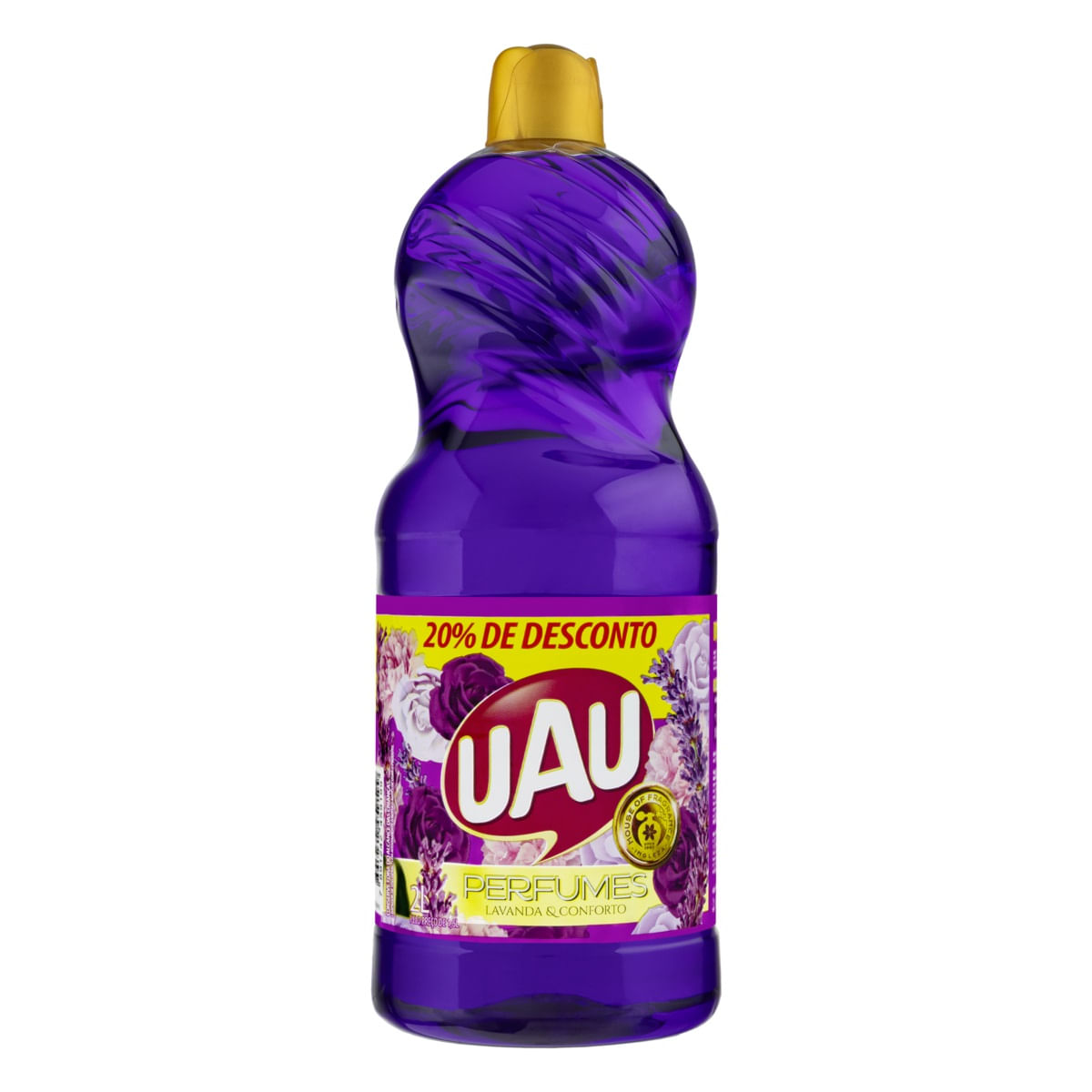 Limpador Perfumado Lavanda & Conforto Uau Perfumes 2L Gratis 20% de Desconto