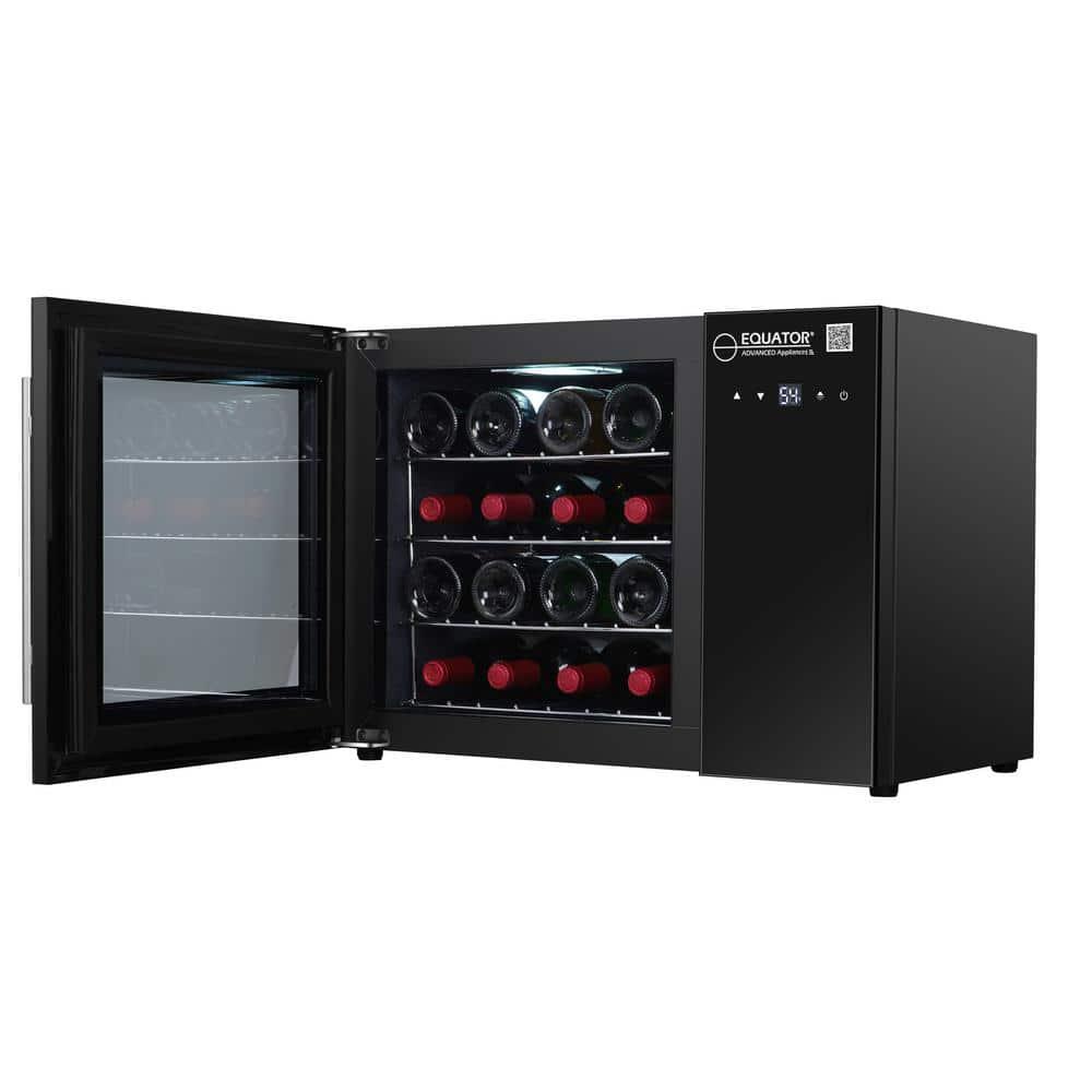 EQUATOR ADVANCED Appliances Equator 25 in wide 16Bottle Wine Refrigerator in Black