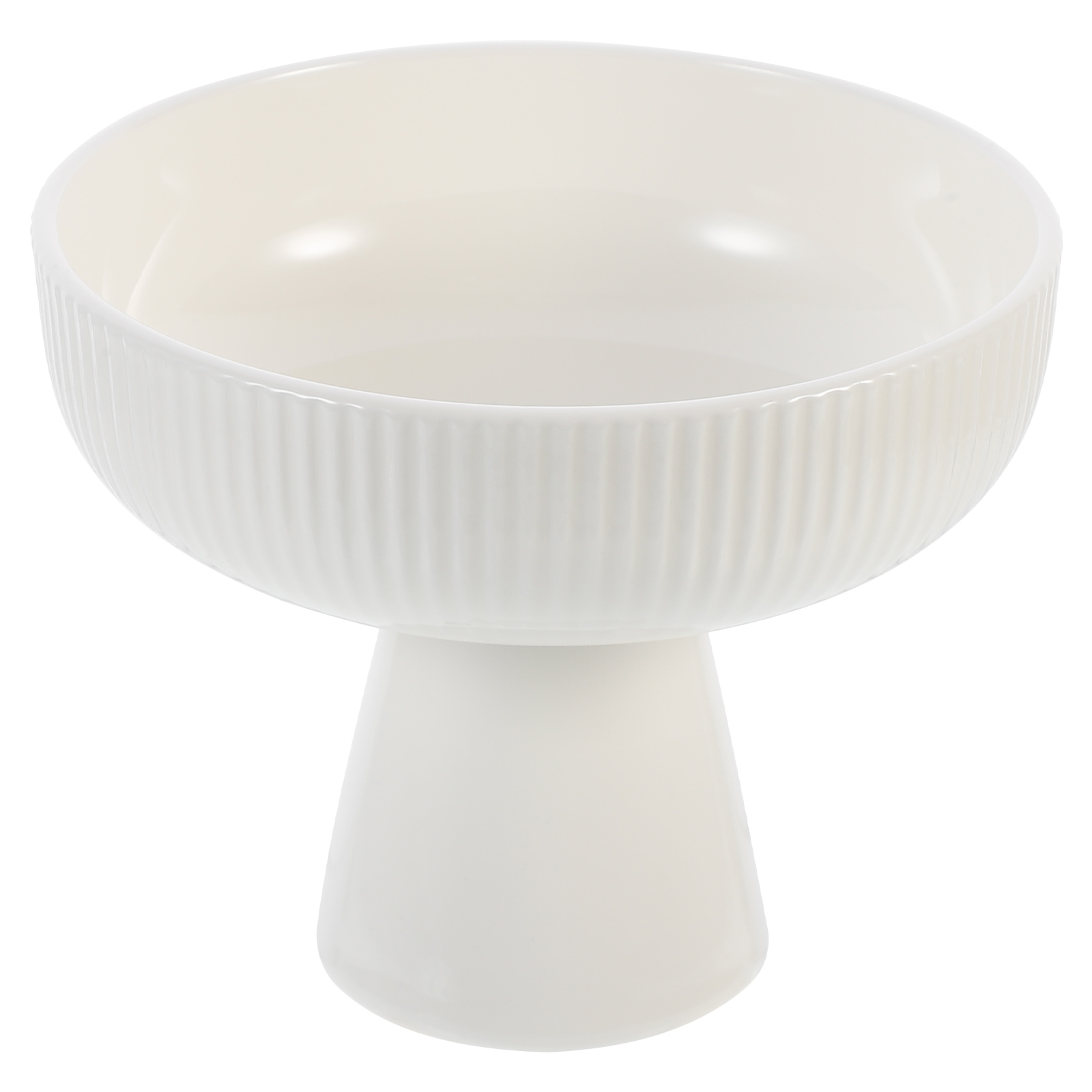 Nuolux Bowl Cup Footed Bowls Fruitceramic Decorative Dessert Cream Ice Bowl Kitchen Servingsalad Small Pudding Display Stand