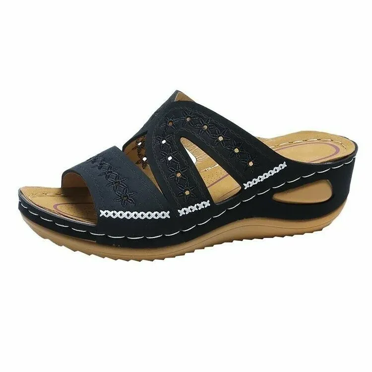 🔥🔥Women Non-slip Sandal Soft Open Toe Large Size Breathable hill