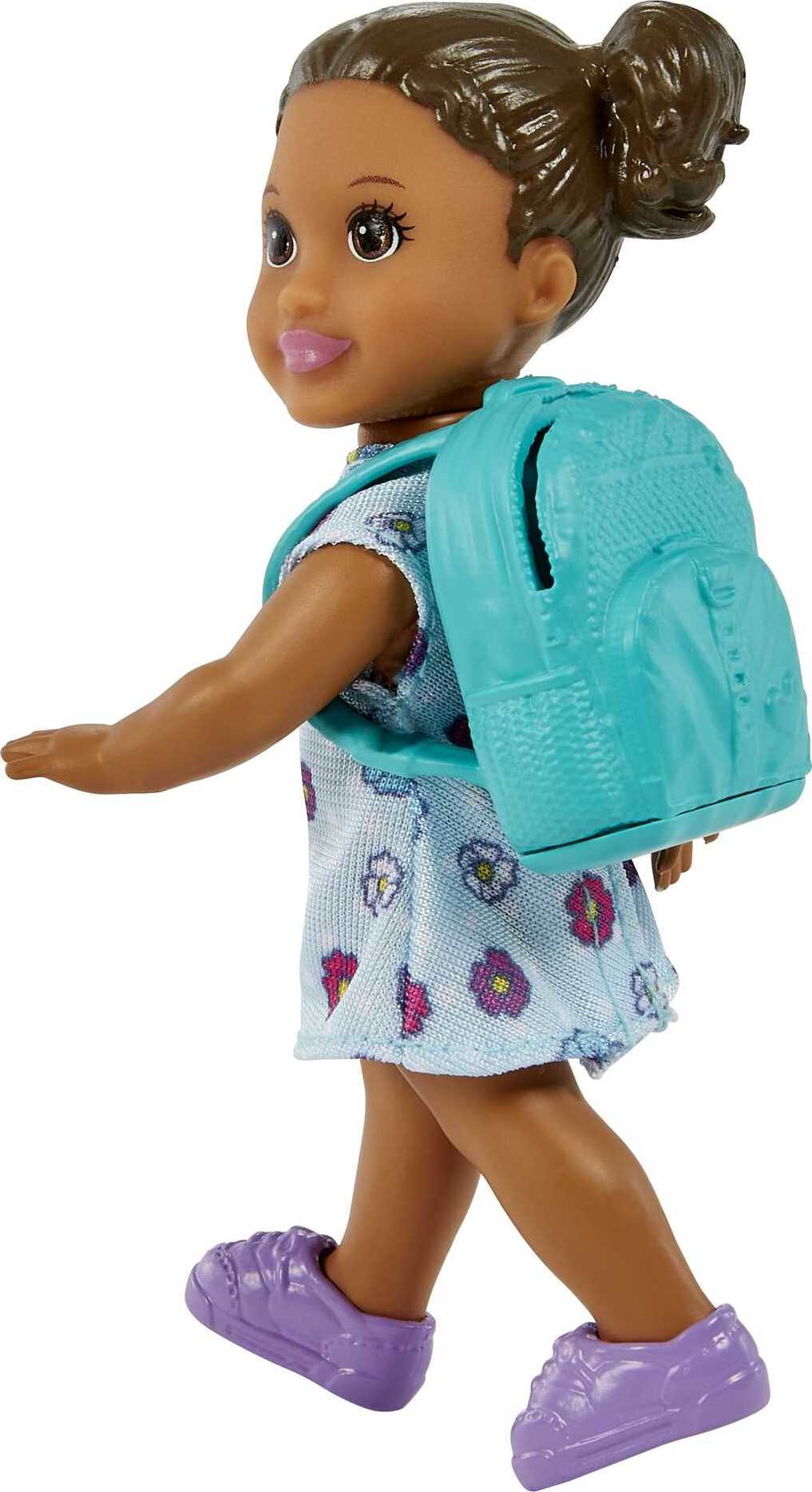 Barbie Careers Teacher Playset with Blonde Fashion Doll, 1 Toddler Doll, Furniture & Accessories